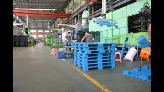 How did it become one of the largest factories producing plastic pallets in China?