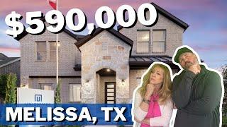 Moving to Melissa Texas? | UnionMain Model Home Tour | 3300 SF UNDER $600K |  Dallas TX New Homes