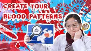 Forensic Science | Detective Home Experiment | DIY Blood Patterns | Science Video for Kids