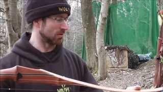 Bearpaw Products  - Bodnik Redman 50# Unboxing and Mini Range Tour. Instinctive archery