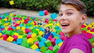 Ivan - Girls vs boys foam pit challenge