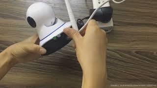 Yoosee APP Home WiFi CCTV IP Camera How to connect by" LAN Connection"