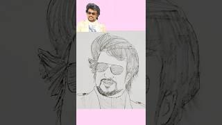 Rajanikantha Drawing #trending #drawing #oviyanravi #shorts