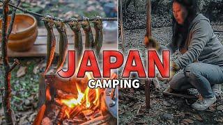 Camping in Japan Bushcraft & Campfire Cooking in Tokyo at Tama Hills