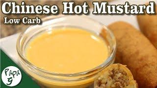 Chinese Hot Mustard Sauce – Low Carb Keto Egg Roll Dipping Sauce │ Saucy Sunday