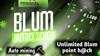 Blum auto clicker free || Update Blum farming script: anti-detect, autorun and other chips!