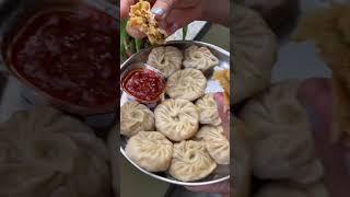 Steamed Momos || Veg Momos || The China Door, Malviya Nagar #shorts #momos #short vids