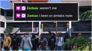 Louu NO BALLSED Zerkaa And it BACKFIRED | Mandem NoPixel GTA RP