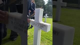 The Normandy American Cemetery - Colleville-sur-Mer #dday80 #normandy #wwiiveteran #wwii #france