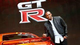 Usain Bolt Meets the 2017 Nissan GT R in New York