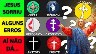 Qual é a MELHOR DENOMINAÇÃO CRISTÃ? - TIERLIST