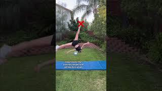 Learn a flip RISK FREE! #aerial #tumbling #tutorial #flip #cheer #gymnastics #dance