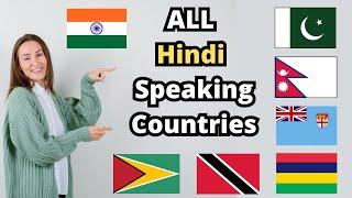 All Hindi Speaking Countries