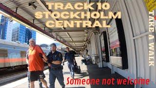 Stockholm Central Station. X2000 train leave to Göteborg (Gothenburg) fastest way go to Göteborg