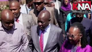 CRAZY CHEERS AS GACHAGUA AND MARTHA KARUA MAKE GRAND ENTRANCE DURING LAUNCH OF HER PARTY