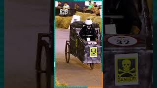YOU'VE GOT TO LET GO OF THE BRAKES! COFFIN CALAMITY AT THE SOAPBOX RACE,