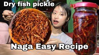 Easy Spicy Dry Fish Pickle At Home | Must Try |