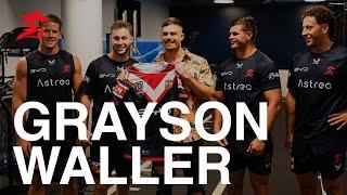 WWE Superstar Grayson Waller Visits The Sydney Roosters