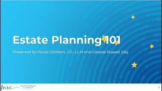 Estate Planning Basics 101