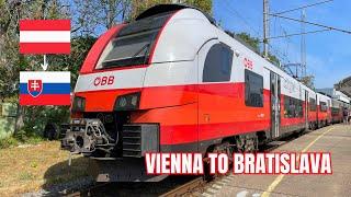 Vienna to Bratislava with Öbb Cityjet train