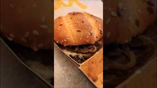 DELICIOUS McDonald's Mushroom Burger AND other FOOD! #shorts #holidayswithshorts