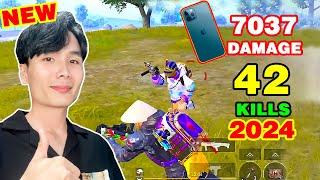 The Mobile Record: 7037 Damage - Tacaz solo squad 42 KILLS | PUBG Mobile