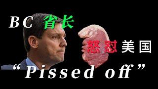 加拿大 BC 省长怒怼美丽国总统——“Pissed off”