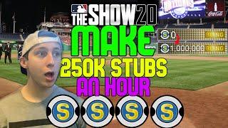 CRAZY FAST STUBS METHOD(250K AN HOUR) in MLB The Show 20