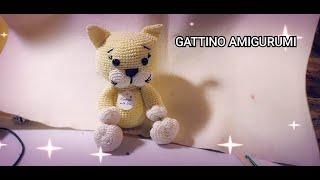 AMIGURUMI FACILI, GATTO - gatto amigurumi, gattino all'uncinetto, gatto all'uncinetto