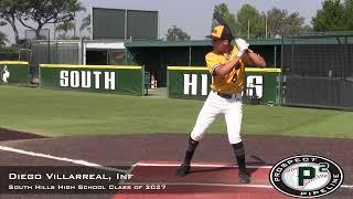 Diego Villarreal Prospect Video, Inf, South Hills High School Class of 2027