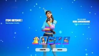 Récupérez Enfin les Récompenses Gratuites 7éme Anniversaire Fortnite !