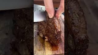 Finally, an elk porterhouse  #elk #steak #porterhousesteak #tastyfood
