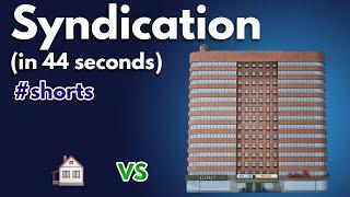 The Benefits of Real Estate Deal Syndication (in 44 seconds) #shorts