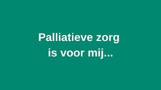 AZ Herentals Palliatieve zorg is voor mij...