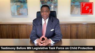 Dwight Mitchell's Shocking Public Testimony Before MN Legislative Task Force on Child Protection