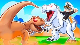 INDOMINUS REX vs T-REX in JURASSIC BLOCKY