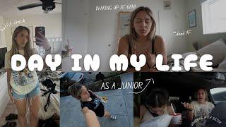 DAY IN MY LIFE AS A JUNIOR ( getting ready + going out + being productive)