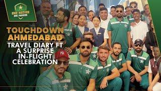 Touchdown Ahmedabad  Travel Diary ft a surprise in-flight celebration  | PCB | MA2R