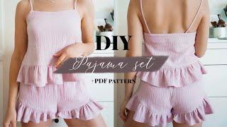 DIY Pajama Set | Maya Pajama Set Sewing Tutorial + PDF pattern