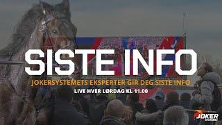 SISTE INFO 07.12 - Oppsnakk tl Östersund / Forus!