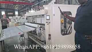 Kenya single roll toilet paper kitchen towel making machine production line #toiletpapermachine