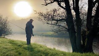 Winter Grayling Fly Fishing – River Wye, Mid-Wales, UK, 2024