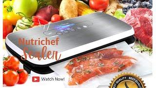 Nutrichef Vacuum Sealer - How to Use