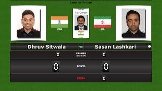 Billiards Long up Groups : Dhruv Sitwala vs Sasan Lashkari