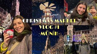 Münih  2024 Christmas Market VLOG - Ilk Hostel Deneyimi