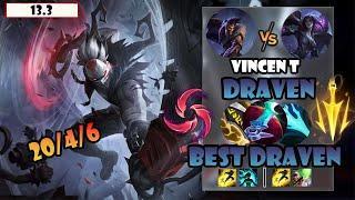 ENG SUB【Vincent Draven】S12 CN Best Draven Vs Kai'sa | 20 Kills