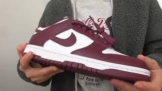 Nike Dunk Low Bordeaux Unboxing Review from SneakerShoeBox!!!