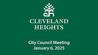 Cleveland Heights City Council January 6, 2025