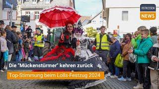 BAD HERSFELD: Die "Mückenstürmer" kehren zurück: Top-Stimmung beim Lolls-Festzug 2024