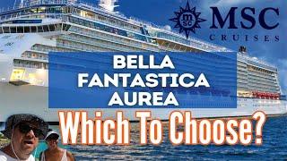 Which MSC Cruise Experience to Choose? Bella, Fantastica, Aurea, & Yacht Club